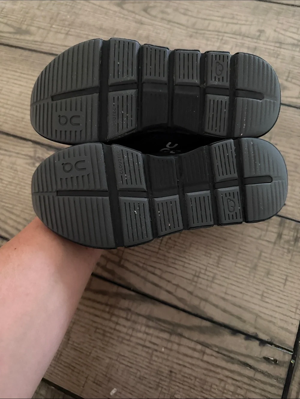 On Running Black and Teal Kids' Sneaker